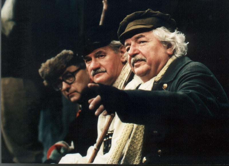 Ladislav Smoljak na snímku s Bořivojem Pencem a Miloněm Čepelkou